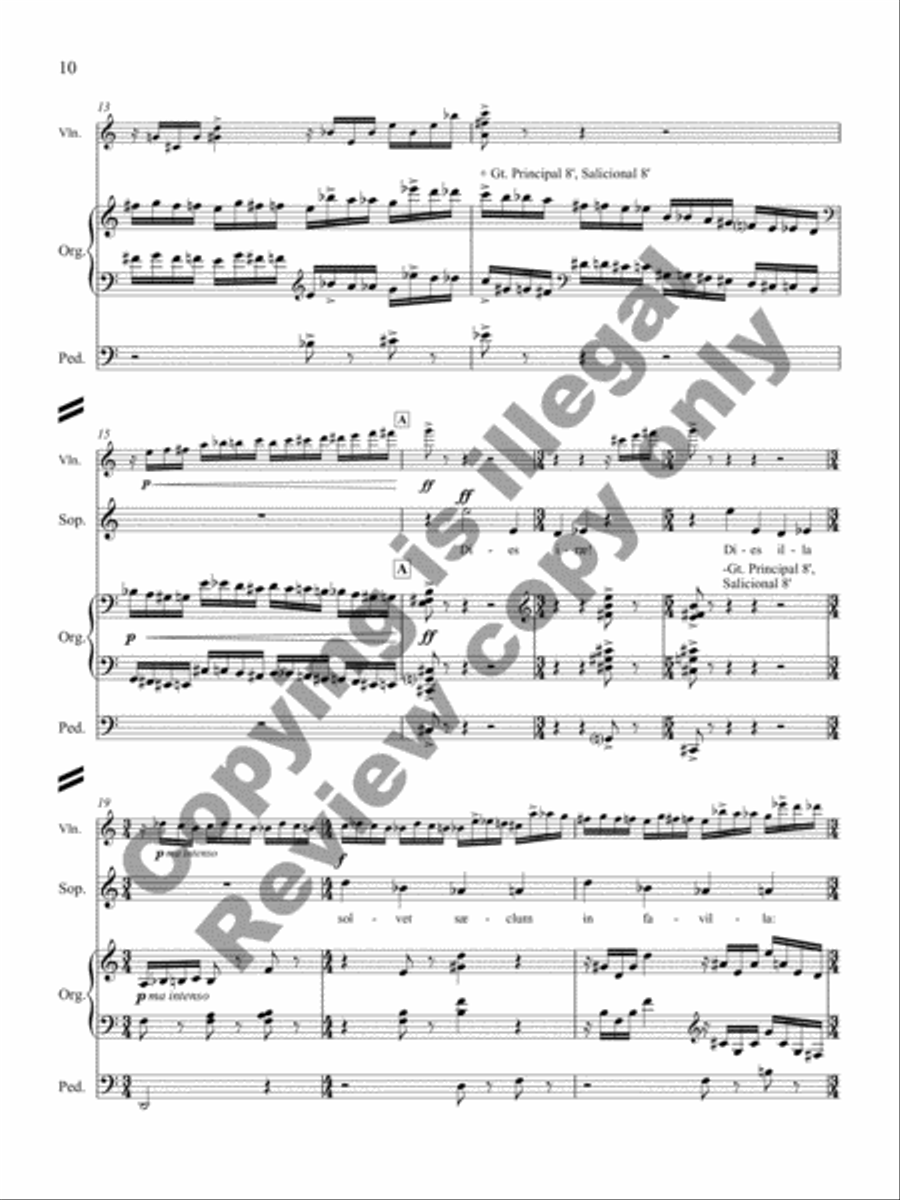 Requiem Songs String Orchestra scores gallery preview page 10