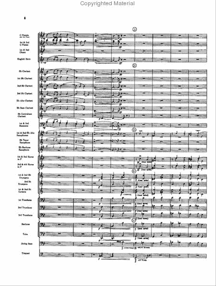 Thus Do You Fare, My Jesus Concert Band scores gallery preview page 4
