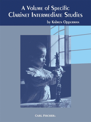 Book cover for A Volume of Specific Clarinet Intermediate Studies