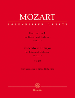 Book cover for Piano Concerto No. 21 In C Major, K. 467