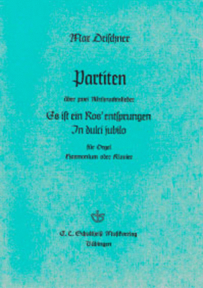 Book cover for Partiten uber zwei Weihnachtslieder