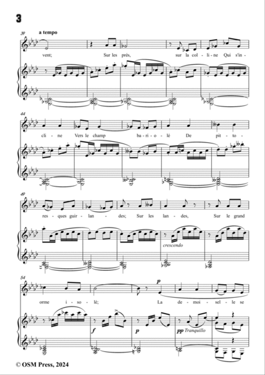 Paladilhe-La Libellule,in A flat Major Voice scores gallery preview page 4