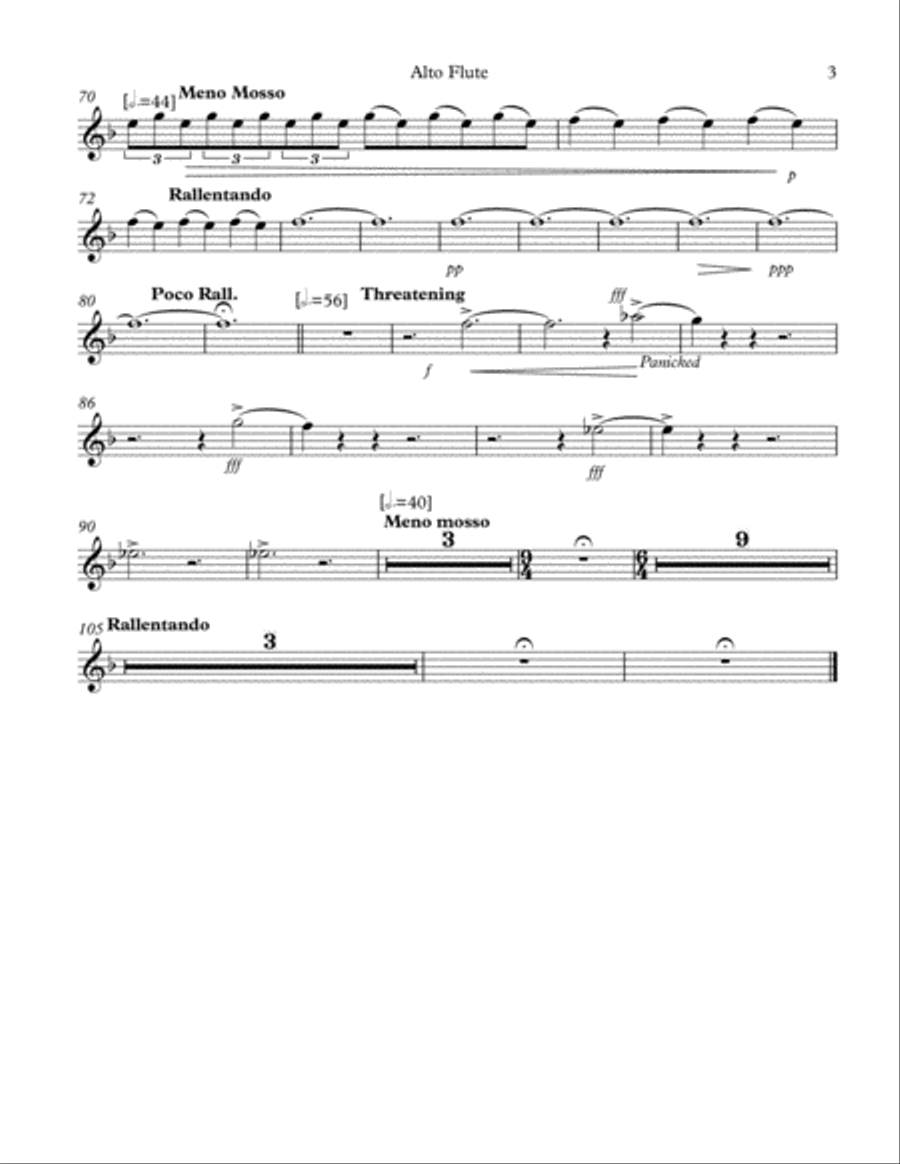 I Come From Water/Parts Large Ensemble scores gallery preview page 3