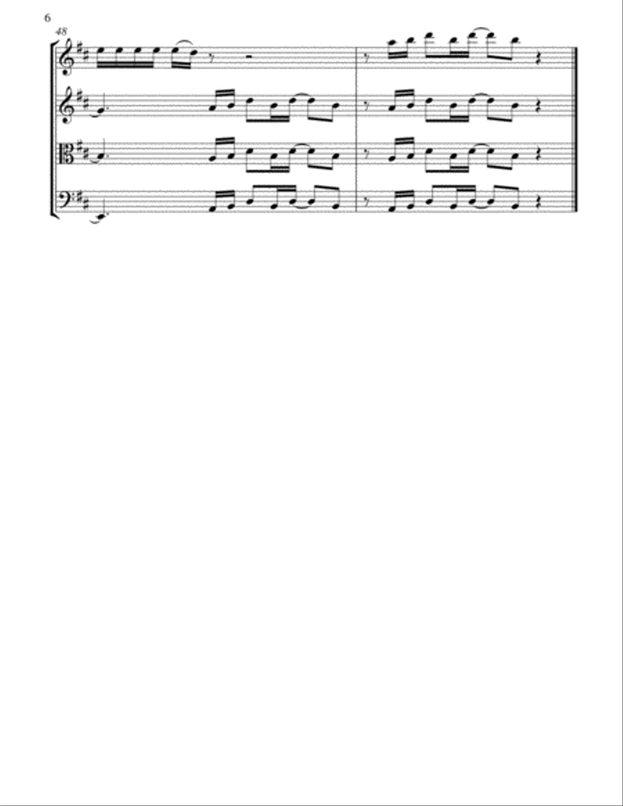 Good As Hell String Quartet scores gallery preview page 6