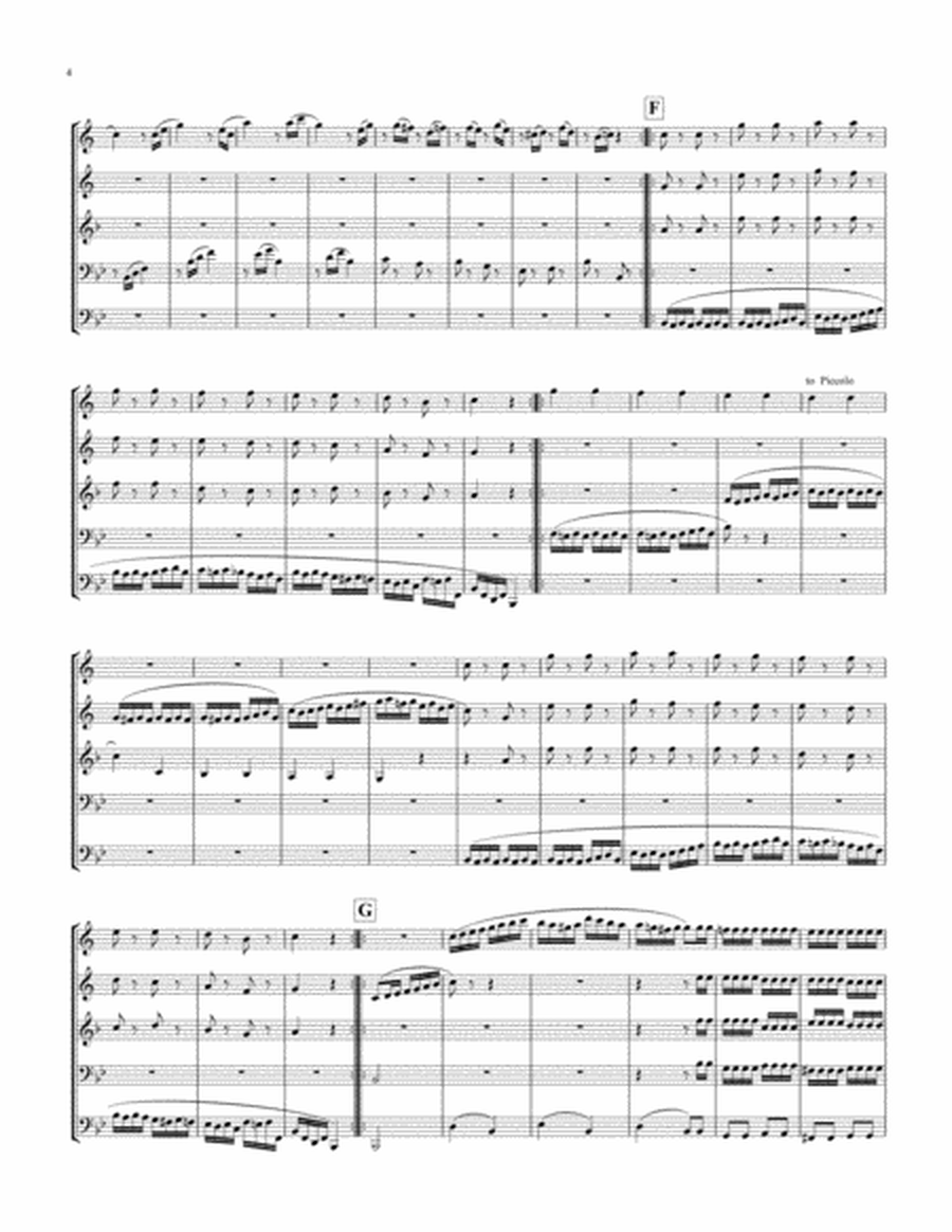 Twinkle Variations for Brass Quintet