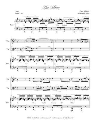 Ave Maria (Duet for Violin and Viola)