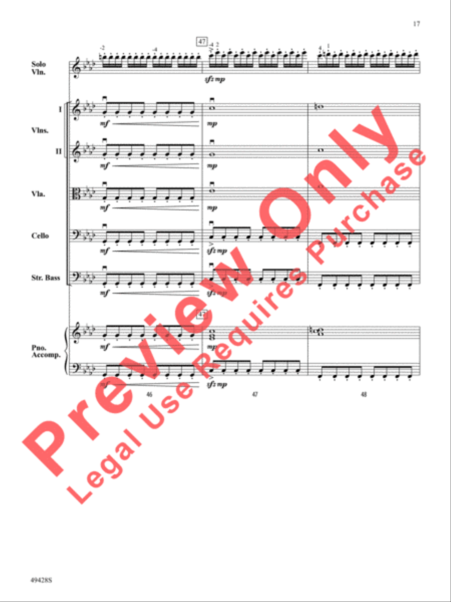 Vivaldi Rocks String Orchestra scores gallery preview page 18