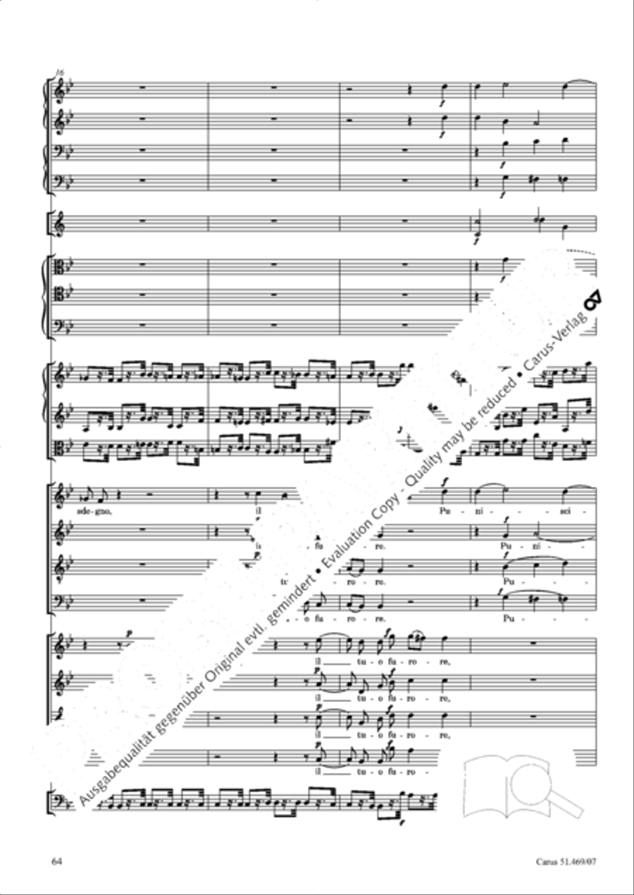 Davide penitente 4-Part scores gallery preview page 77