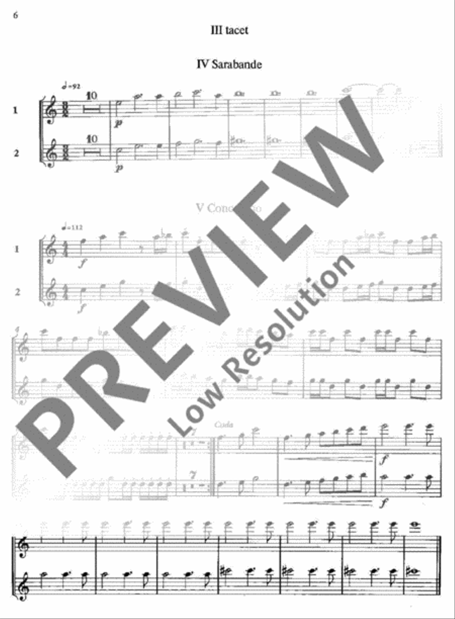 Pollicino Spielmusiken Alto Recorder scores gallery preview page 7