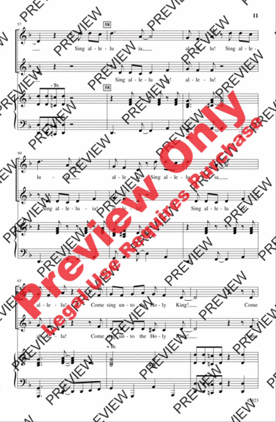 Calypso Cradle Carol 2-Part scores gallery preview page 11