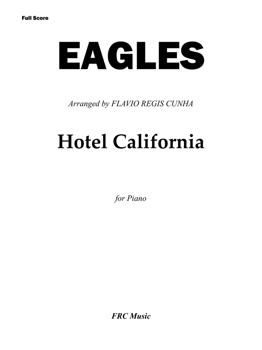 Hotel California Piano Solo scores gallery preview page 2