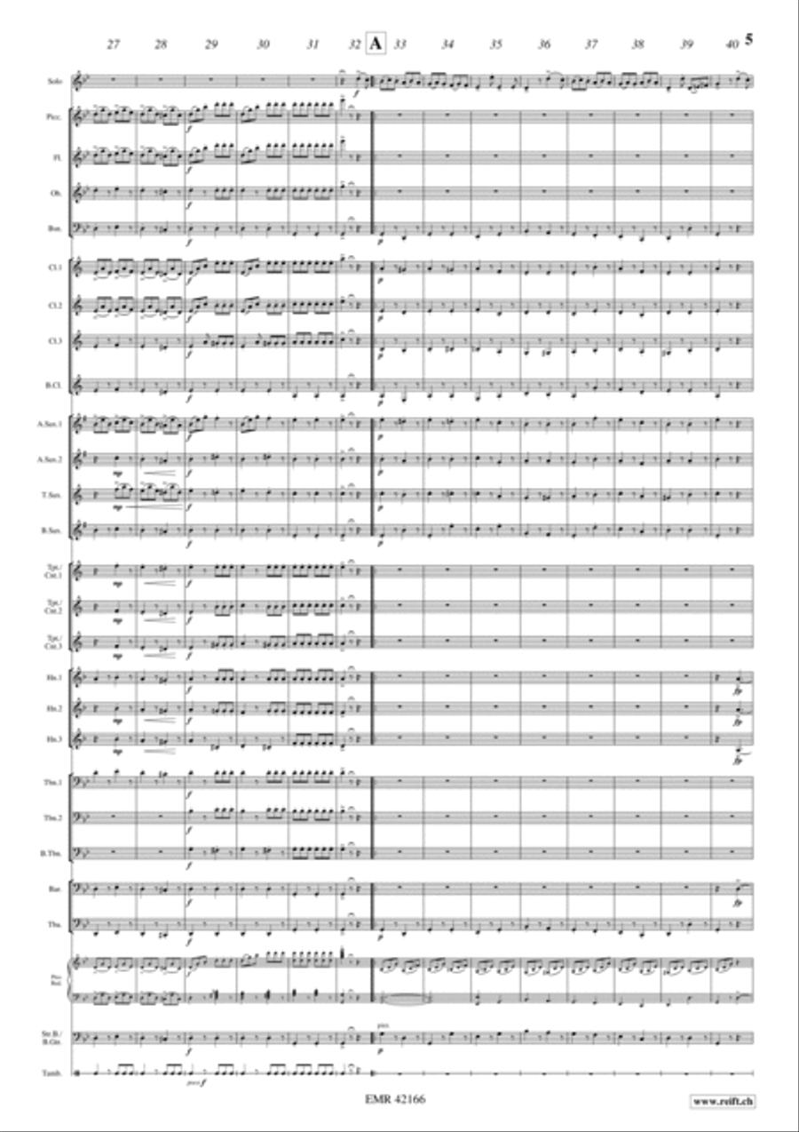 La Danza La Danza Concert Band scores gallery preview page 5
