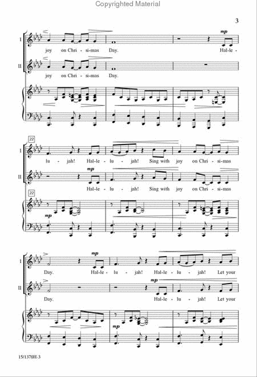 Sing With Joy on Chrisimas Day 2-Part scores gallery preview page 4