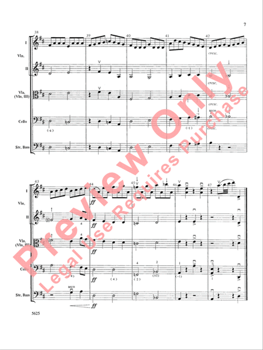 Serendipity Suite String Orchestra scores gallery preview page 8