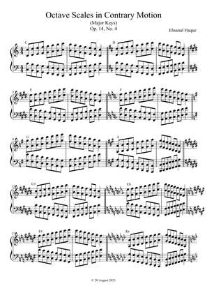 Octave Scales in Contrary Motion (Major Keys, Op. 14, No. 4)