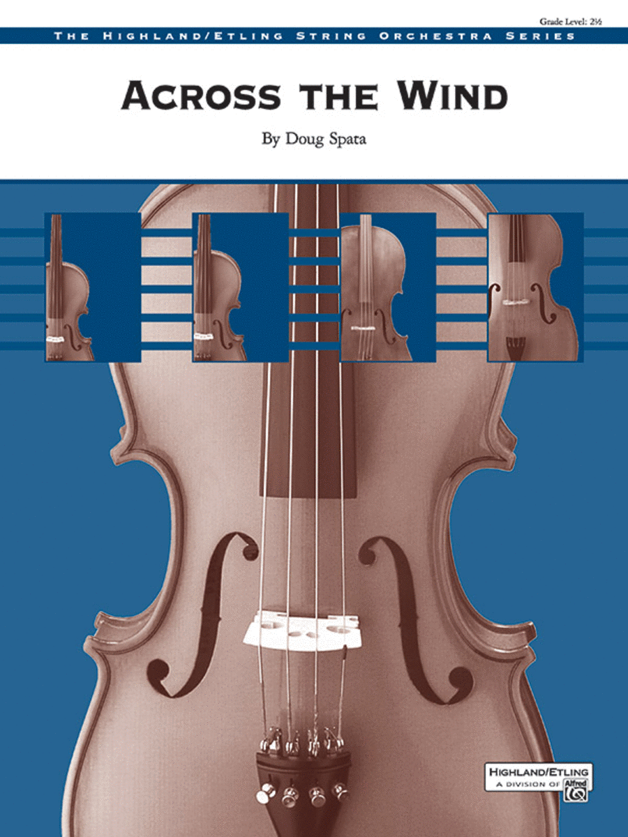 Across the Wind String Orchestra scores gallery preview page 1