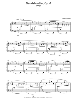 Book cover for Davidsbundler, Op. 6 (Innig)