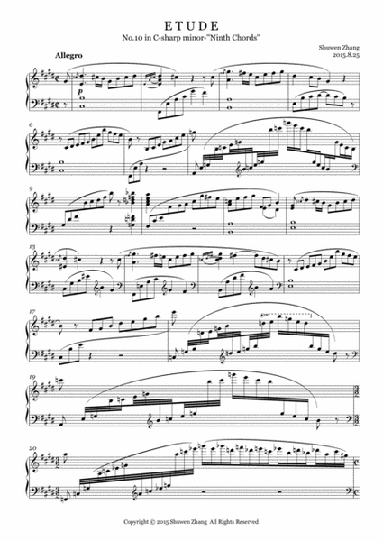 24 Etudes-No.10 in C-sharp minor-'Ninth Chords' image number null