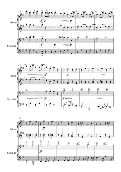 "Trepak" from The Nutcracker arranged for Easy Piano Duet image number null
