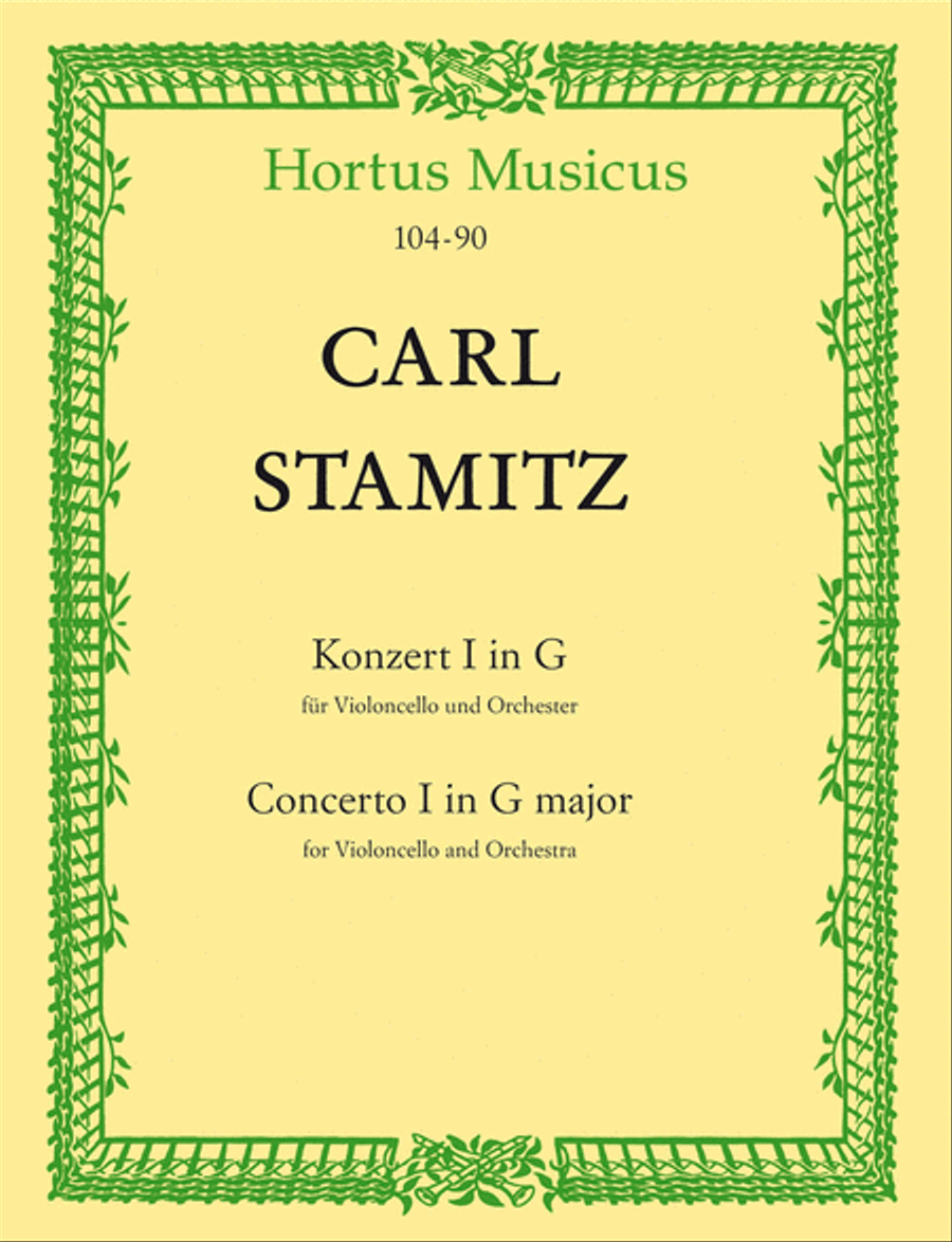 Violoncello-Konzert Nr.1 fur den Konig von Preussen G major Piano scores gallery preview page 1
