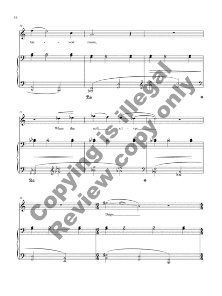 When the South Wind Sings Soprano Voice scores gallery preview page 29