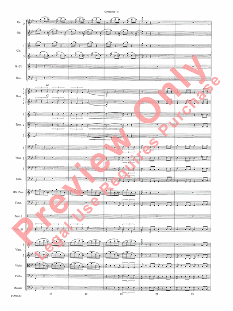 Selections from Star Wars: Episode I The Phantom Menace Full Orchestra scores gallery preview page 7