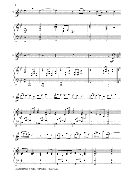 GOSPEL HYMNS Set 1 & 2 (Duets - Flute and Piano with Parts) image number null