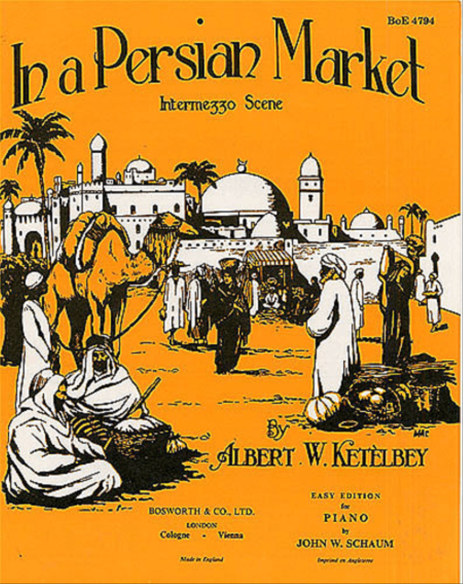Albert Ketelbey: In A Persian Market (Easy Piano) Easy Piano scores gallery preview page 1