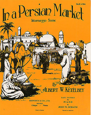 Book cover for Albert Ketelbey: In A Persian Market (Easy Piano)