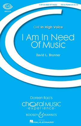 Book cover for I Am in Need of Music