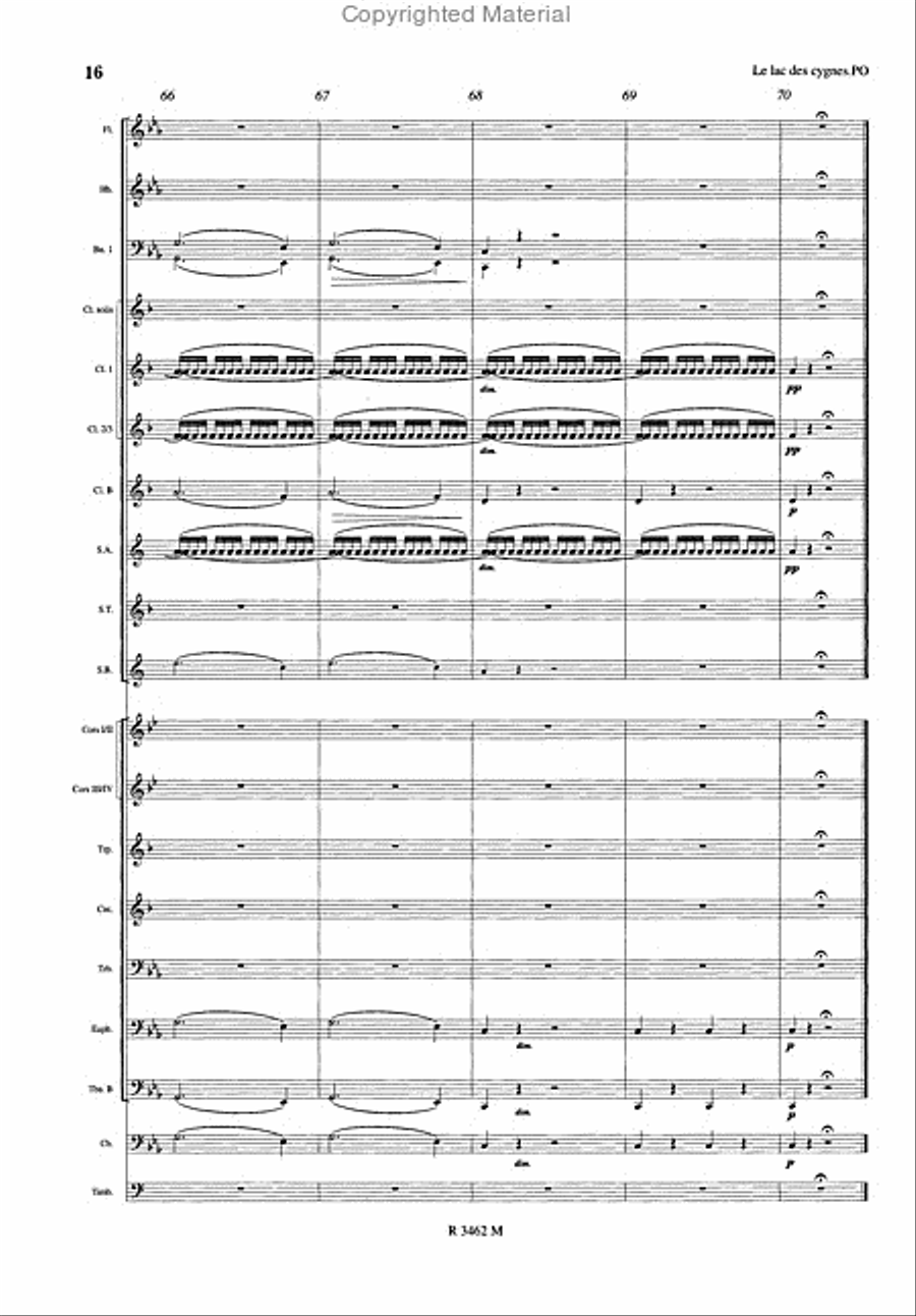 Lac des Cygnes (le) Concert Band scores gallery preview page 3