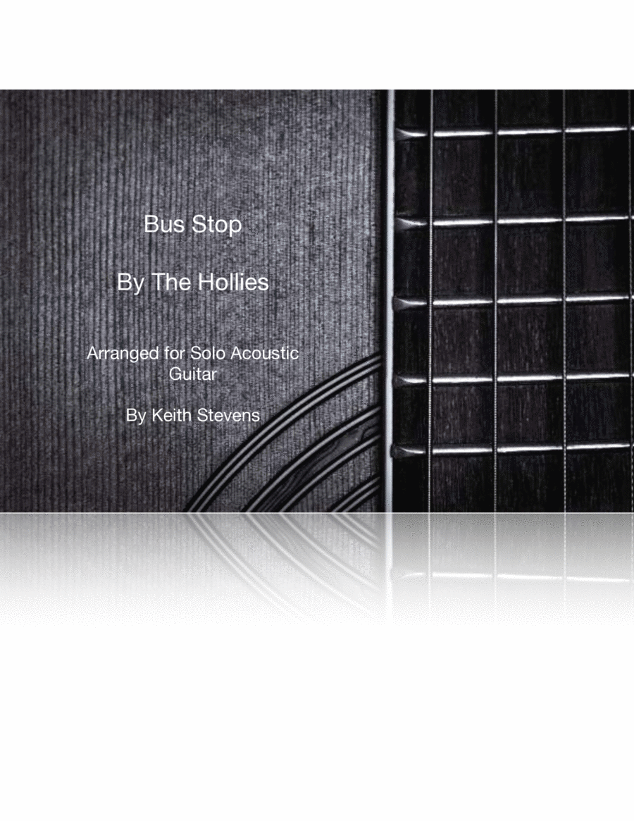 Bus Stop Guitar Solo scores gallery preview page 1