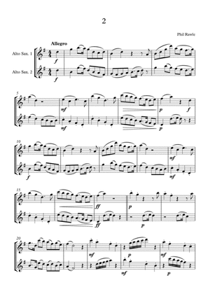 Four Alto Sax Duets - No.2