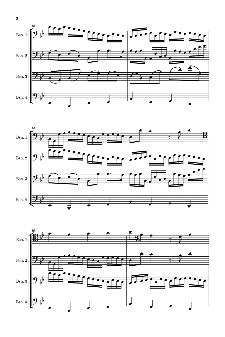 Canon In D/Johann Pachelbel Woodwind Ensemble scores gallery preview page 2