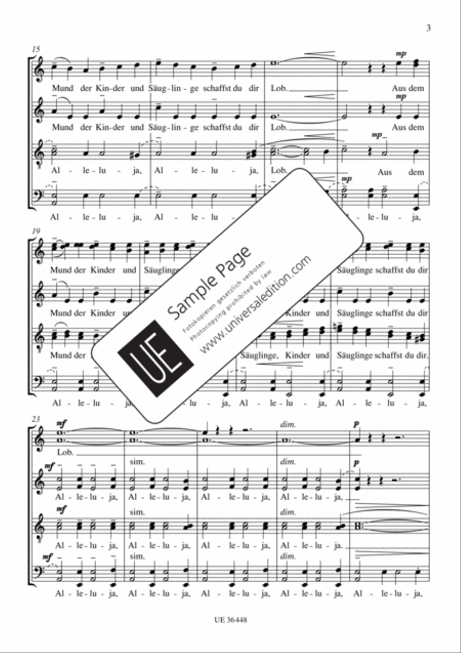 Drei Hirtenkinder aus Fatima 4-Part scores gallery preview page 4