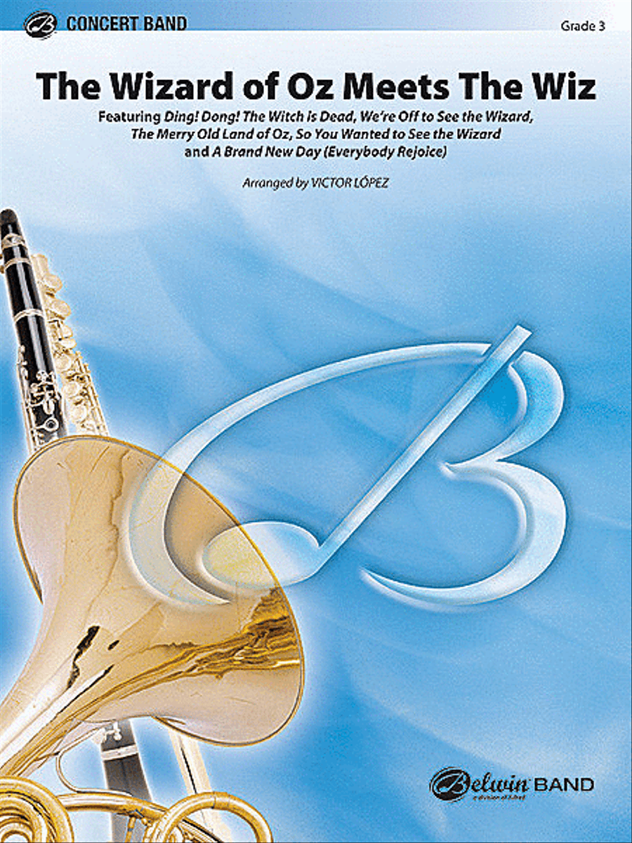 The Wizard of Oz Meets The Wiz Concert Band scores gallery preview page 1