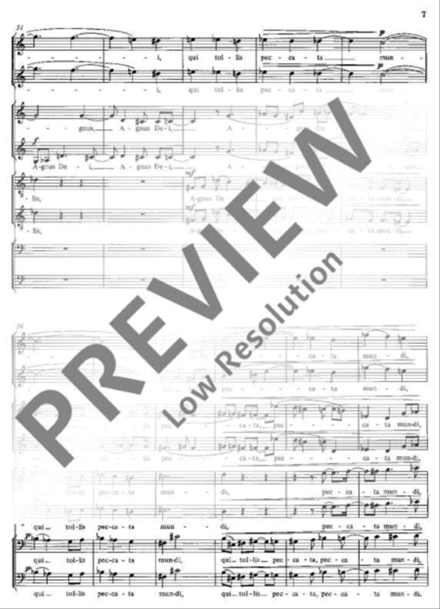 Agnus Dei Divisi scores gallery preview page 8