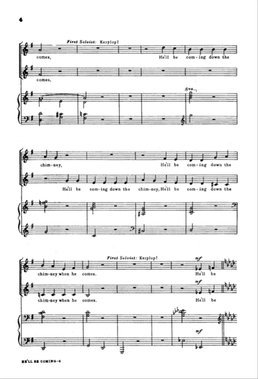 He'll Be Coming Down The Chimney TB scores gallery preview page 3