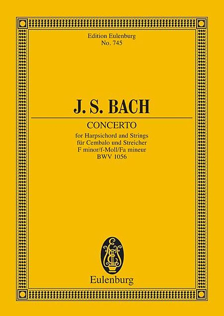 Harpsichord Concerto in F minor, BWV 1056