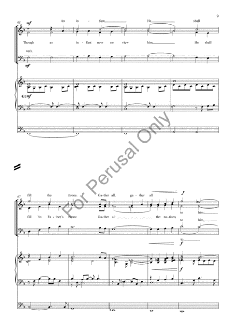 Angels, from the realms of glory 4-Part scores gallery preview page 8