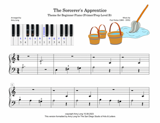The Sorcerer's Apprentice (Piano Level Primer B/Level 1)