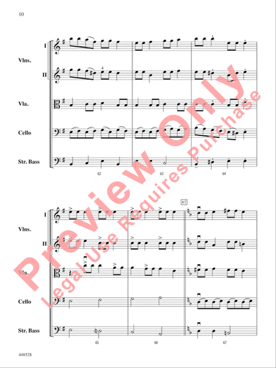 Dreidl Variants Dreidl Variants String Orchestra scores gallery preview page 11