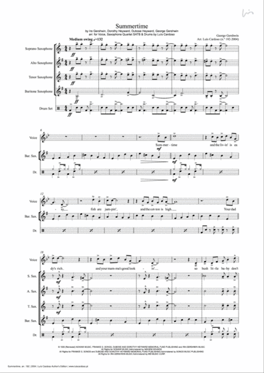 Summertime Summertime Small Ensemble scores gallery preview page 3