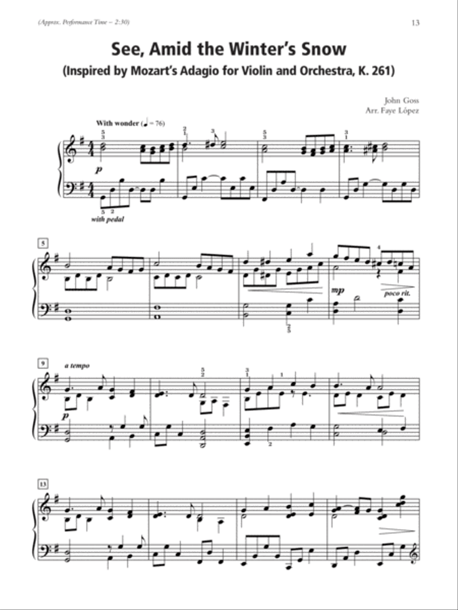 A Classical-Style Christmas Piano Solo scores gallery preview page 9