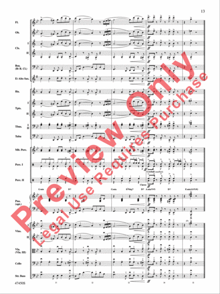 Havana Full Orchestra scores gallery preview page 14