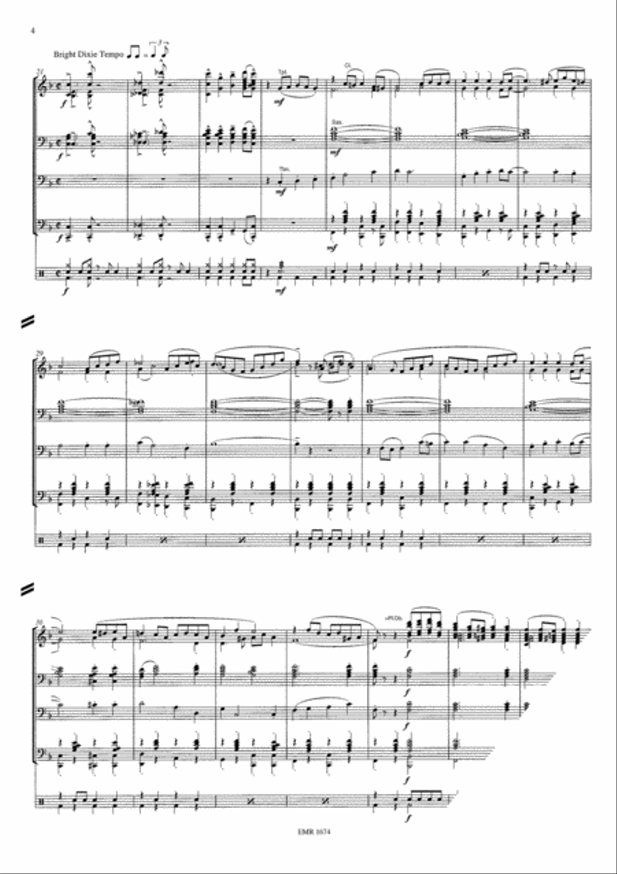 Auld Lang Syne 4-Part scores gallery preview page 6