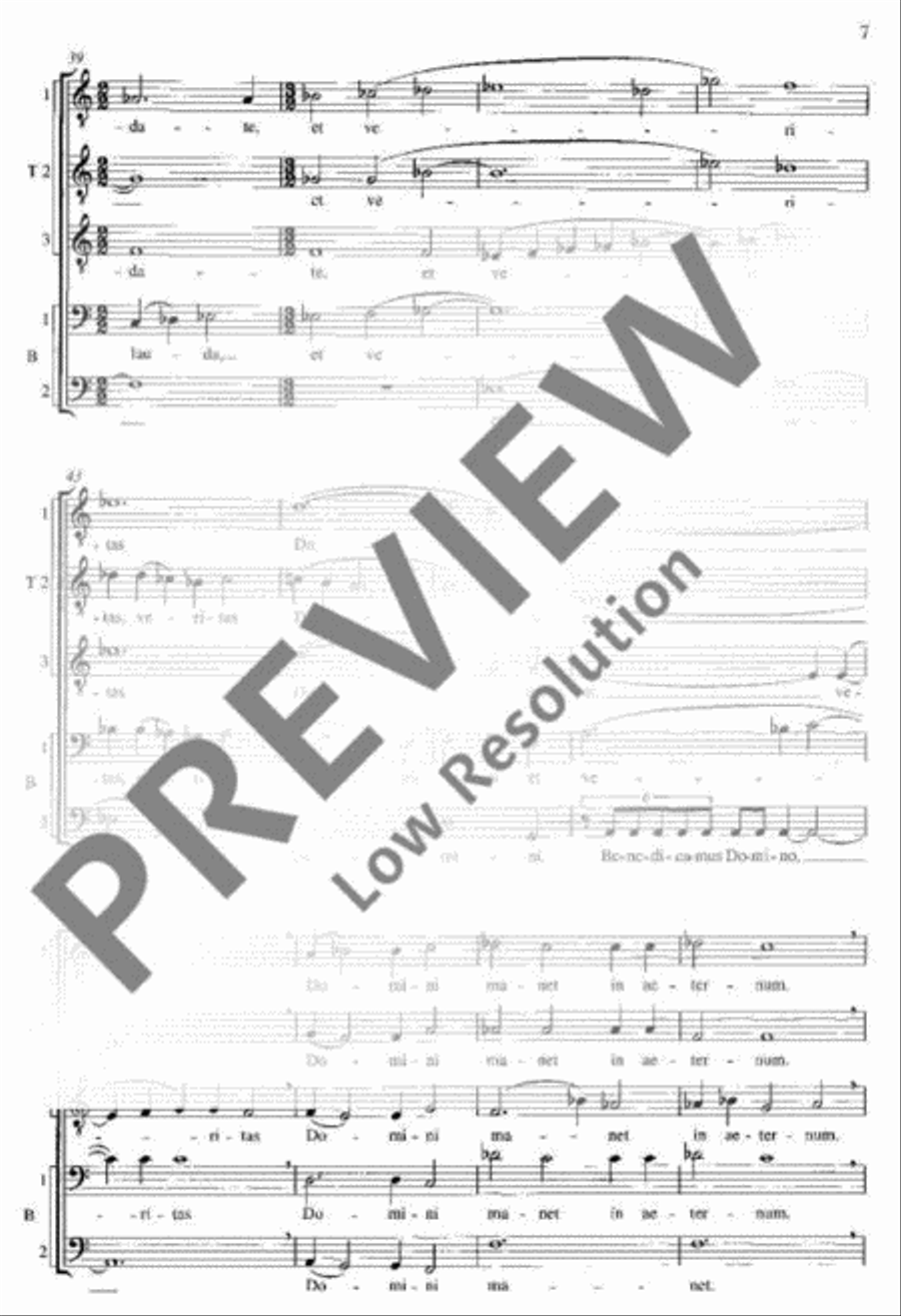 Benedicamus Domino Men's Choir scores gallery preview page 8