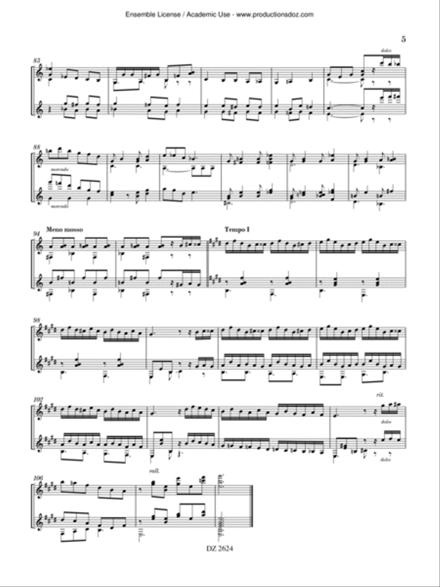 Leyenda de la guitarra Leyenda de la guitarra Classical Guitar scores gallery preview page 5