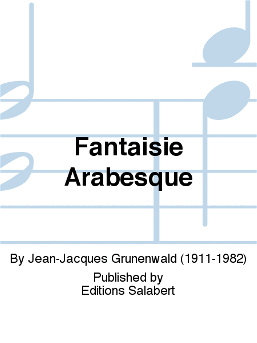 Fantaisie Arabesque Oboe scores gallery preview page 1