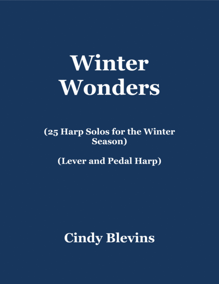 Winter Wonders, a book of 25 seasonal pieces for Lever or Pedal Harp image number null
